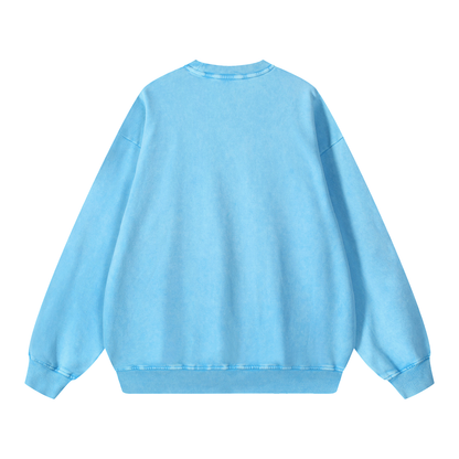 Cleo  - Snow Washed Oversized Sweatshirt