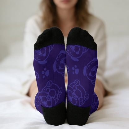 Zoey - Funny Pug Socks | Unisex Crew Socks