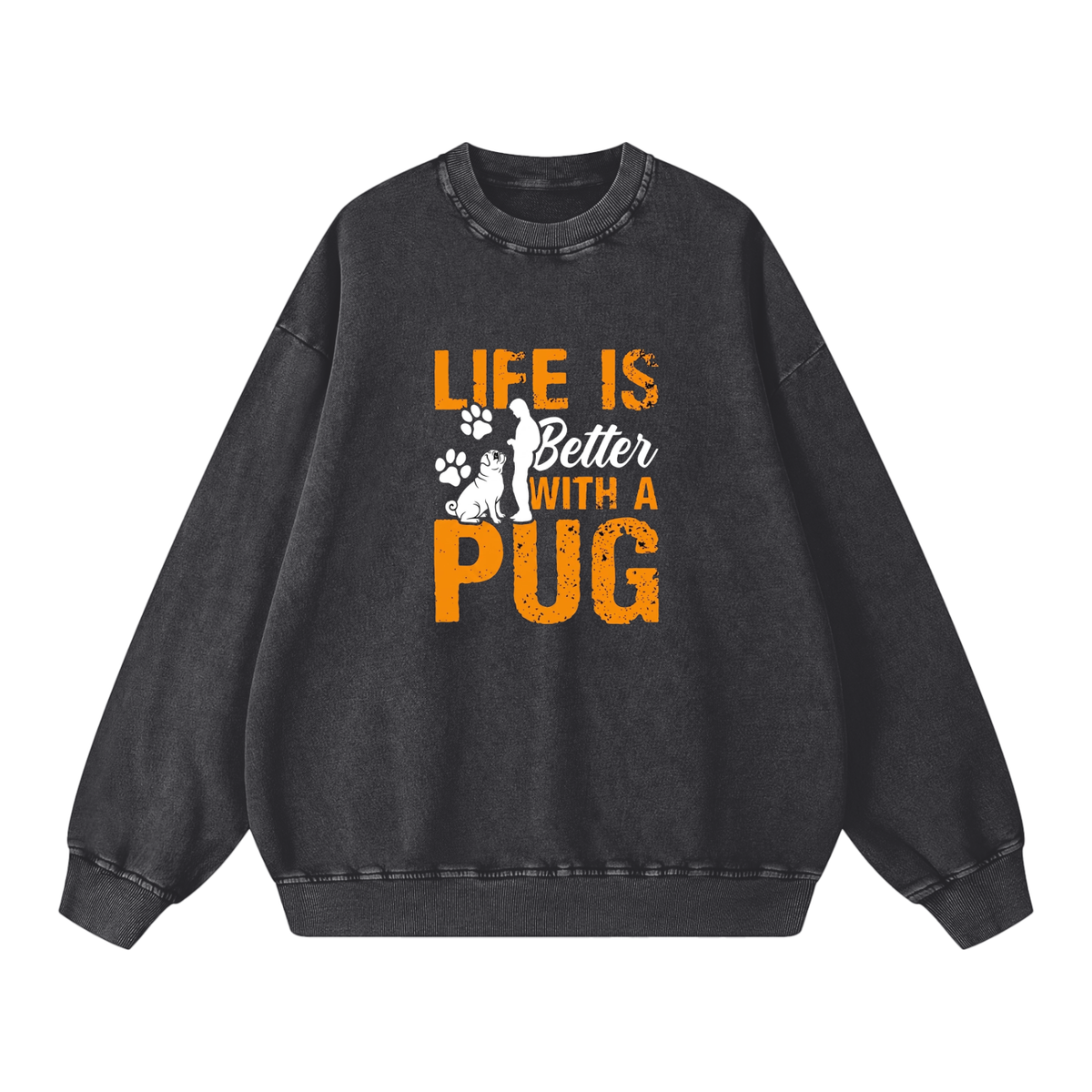Bruno - Snow Washed Oversized Sweatshirt