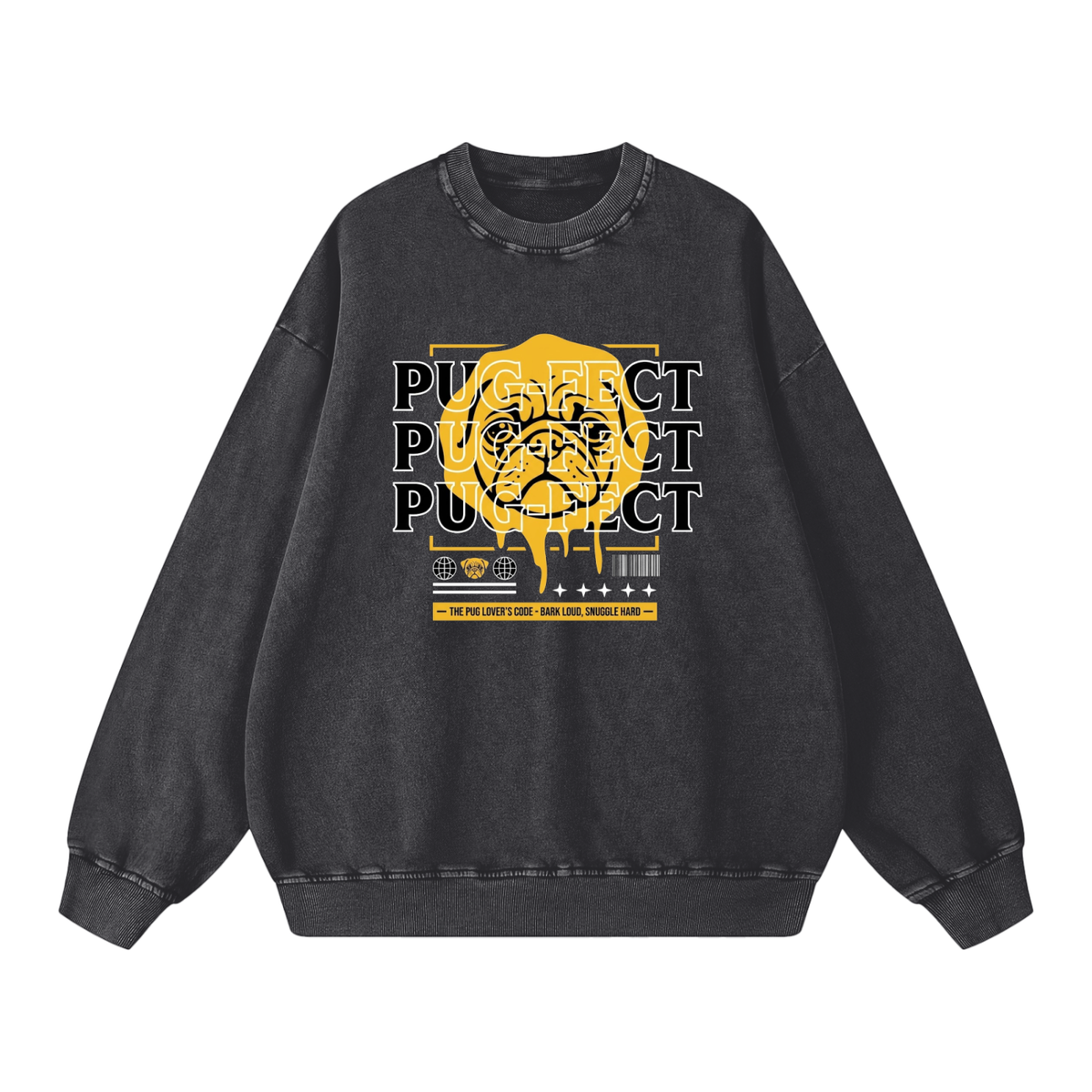Abby - Snow Washed Oversized Sweatshirt