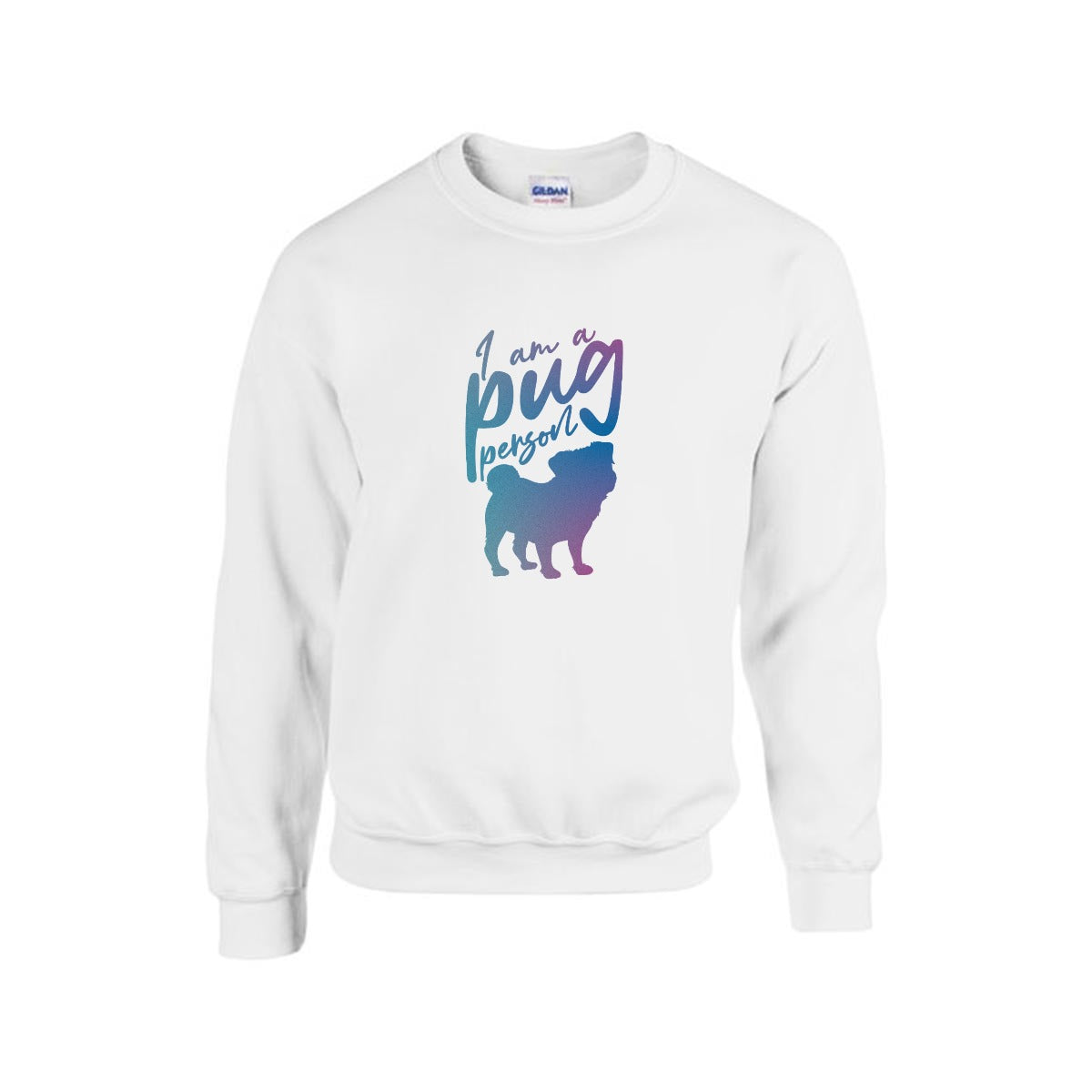 Skye - Unisex Cotton Sweater for Pug Lovers