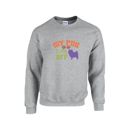 Oliver - Unisex Cotton Sweater for Pug Lovers
