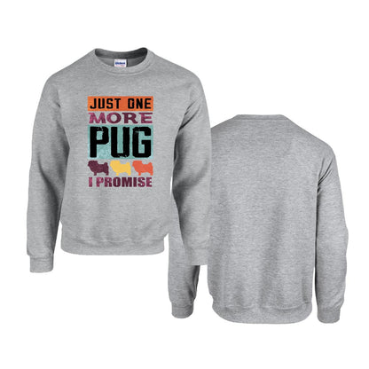 Bear - Unisex Cotton Sweater for Pug Lovers