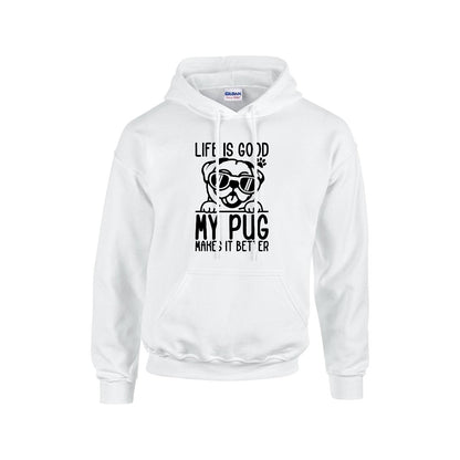 Lulu   - Pug Lover Hoodie – Essential Unisex Cotton Sweatshirt