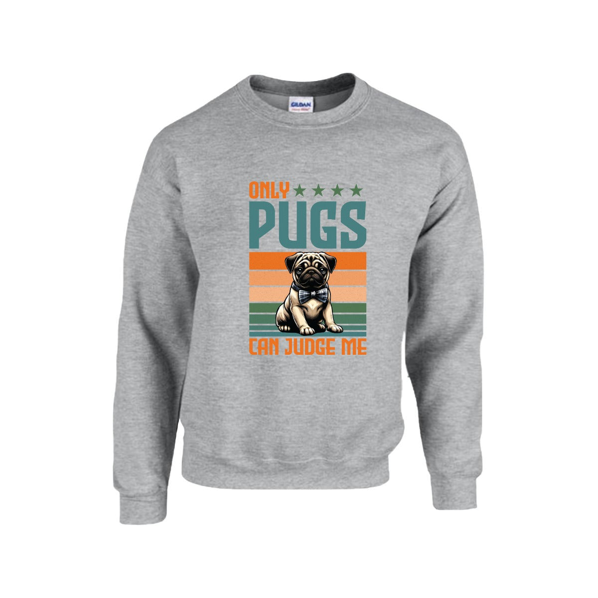 Ace - Unisex Cotton Sweater for Pug Lovers