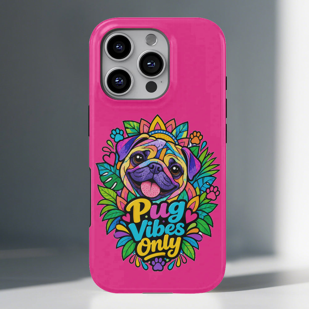Duke - Dual-Layer Pug  Phone Case