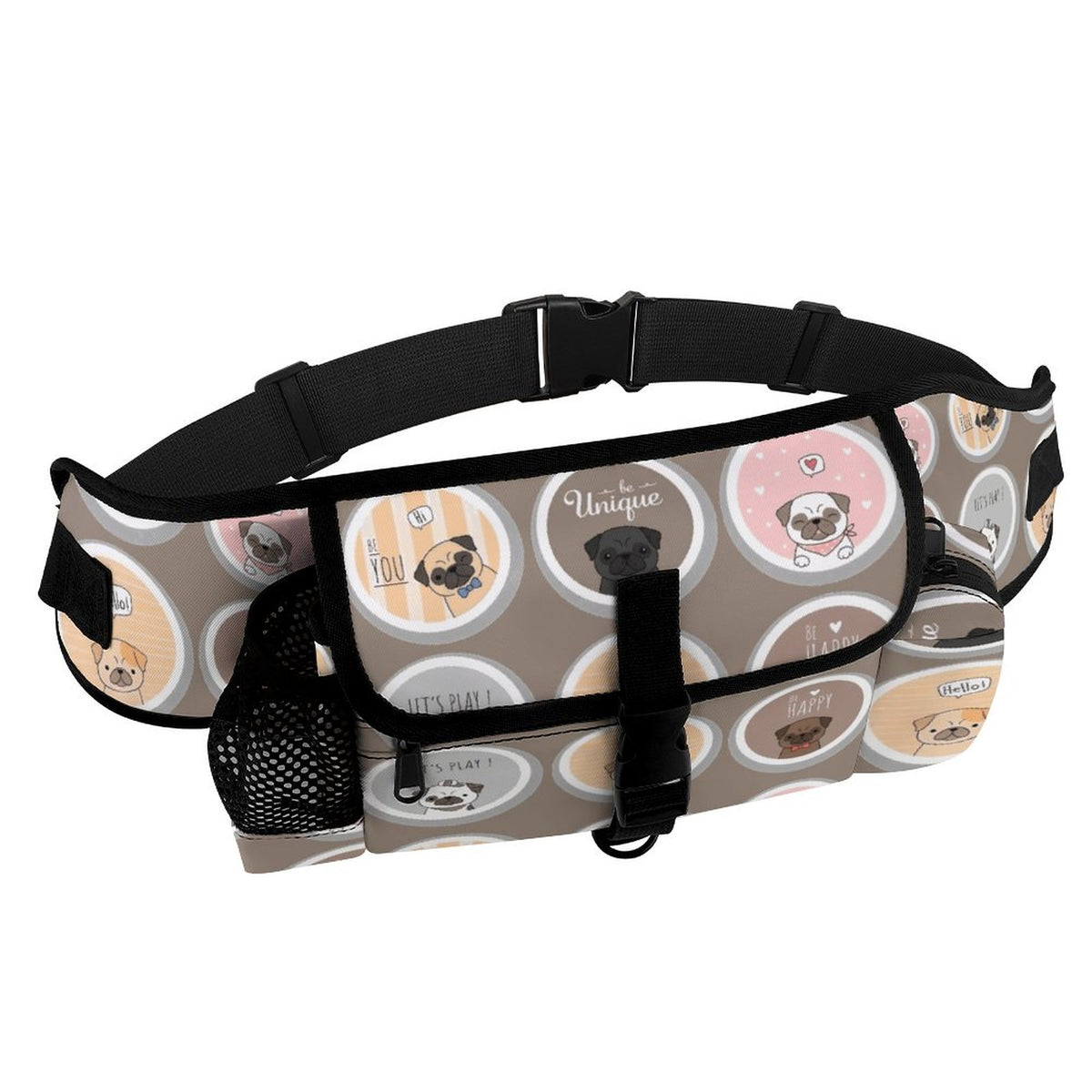Thor - Pug Treat Training Pouch | Outdoor Storage Waist Bag