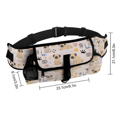 Missy - Pug Treat Training Pouch | Outdoor Storage Waist Bag