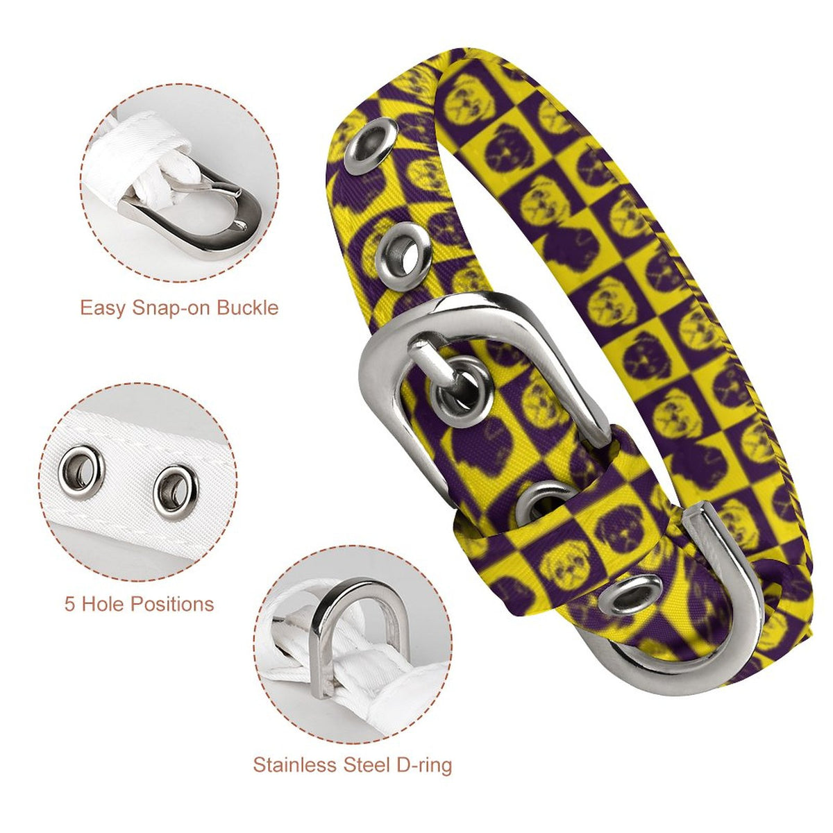 Scout - Adjustable Pug Collar