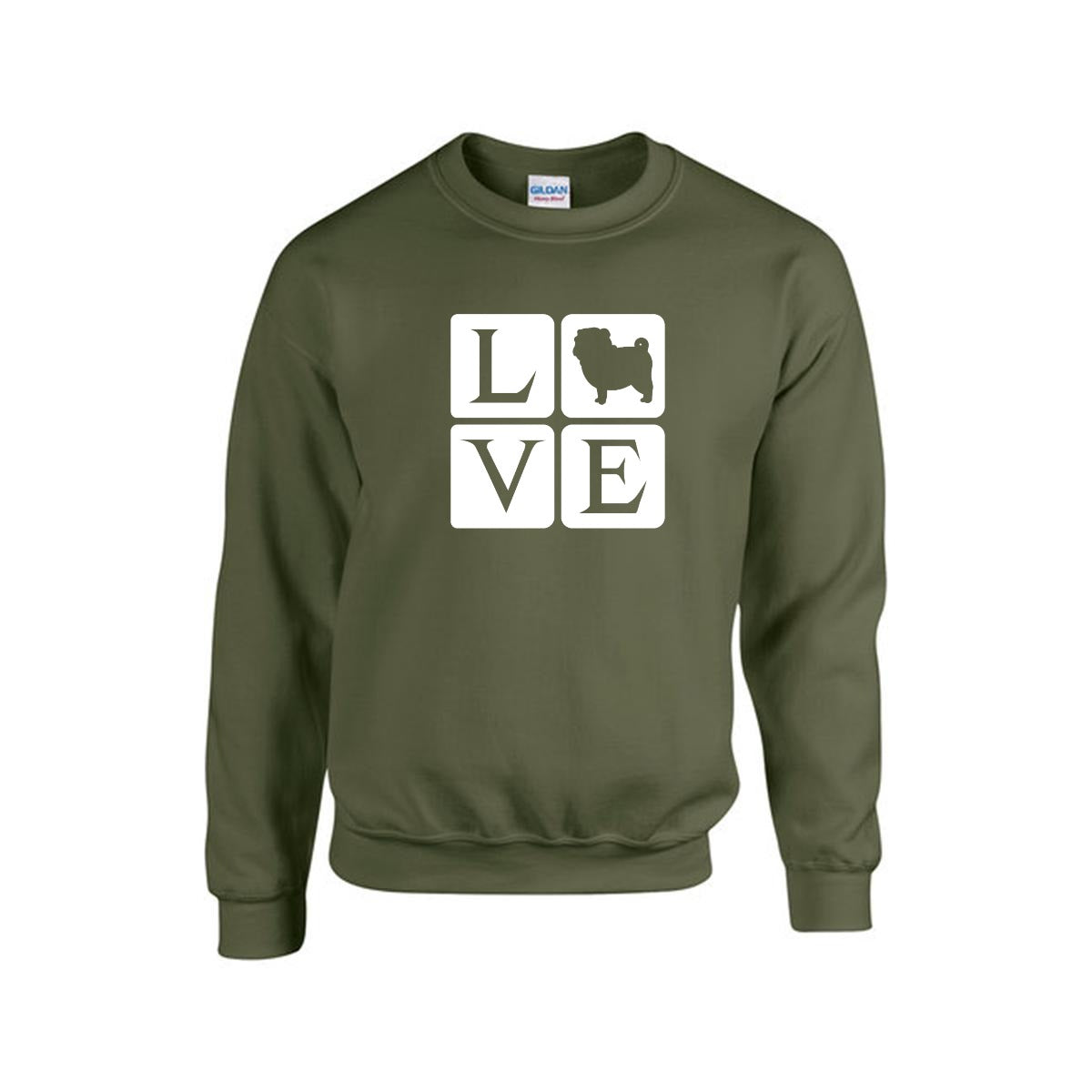 Luna - Unisex Cotton Sweater for Pug Lovers
