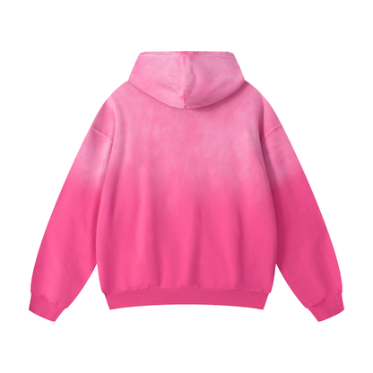 Zara - Heavyweight Sunfade Pug Lover Hoodie – Oversized Streetwear Fit