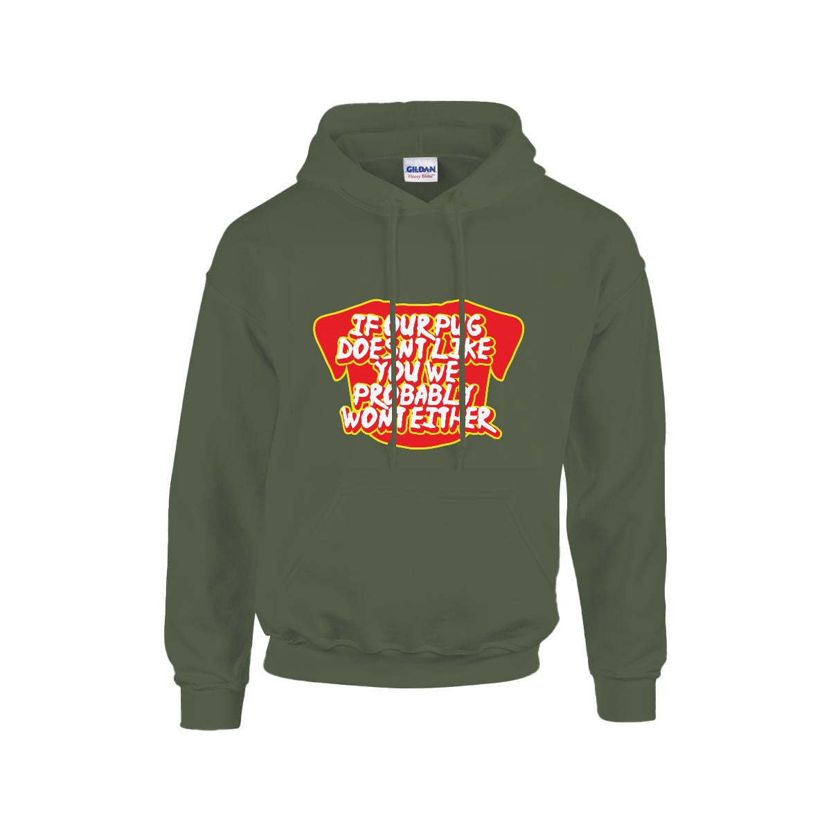 OLie  - Pug Lover Hoodie – Essential Unisex Cotton Sweatshirt