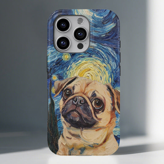 Juno - Dual-Layer Pug  Phone Case