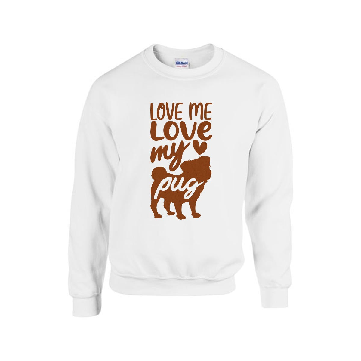 Nova - Unisex Cotton Sweater for Pug Lovers