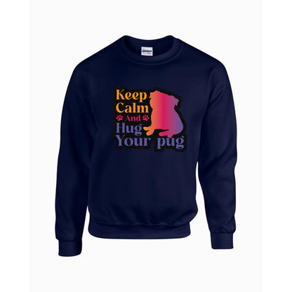 Cleo - Unisex Cotton Sweater for Pug Lovers
