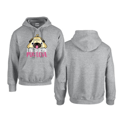 Max  - Pug Lover Hoodie – Essential Unisex Cotton Sweatshirt