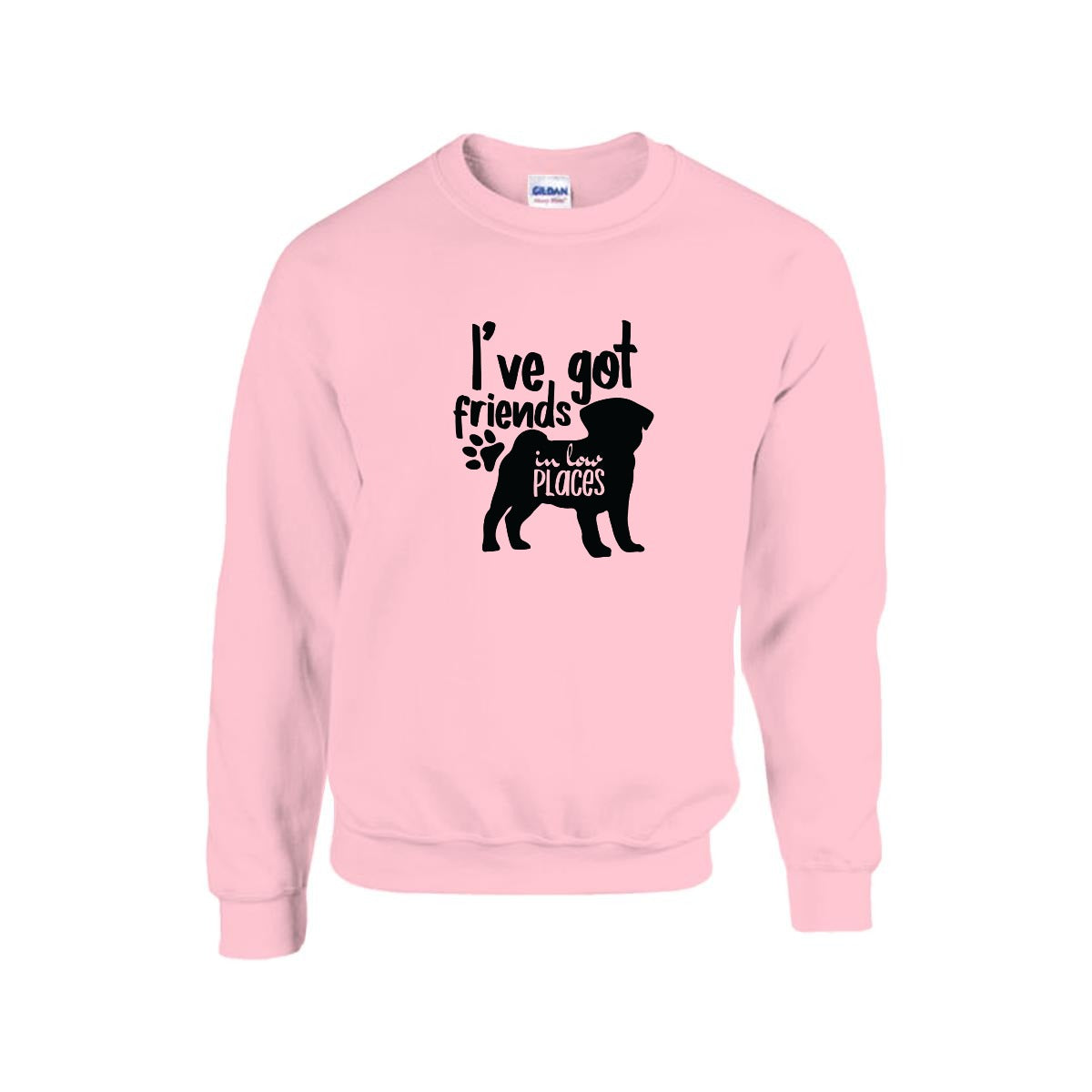 Rosey - Unisex Cotton Sweater for Pug Lovers