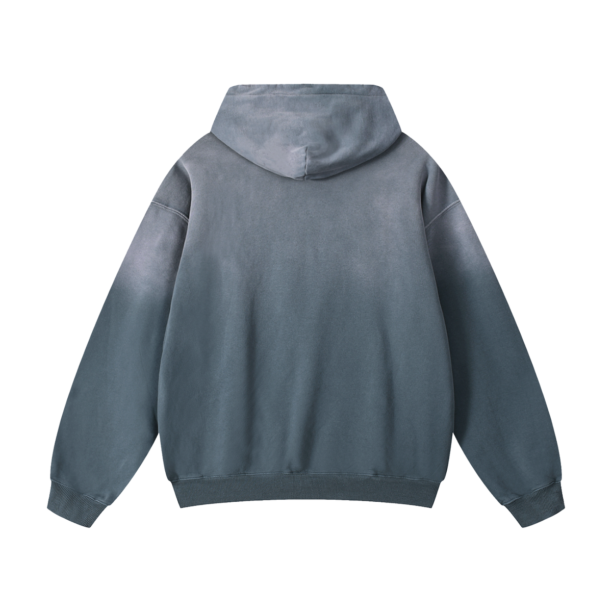 Daisy - Heavyweight Sunfade Pug Lover Hoodie – Oversized Streetwear Fit