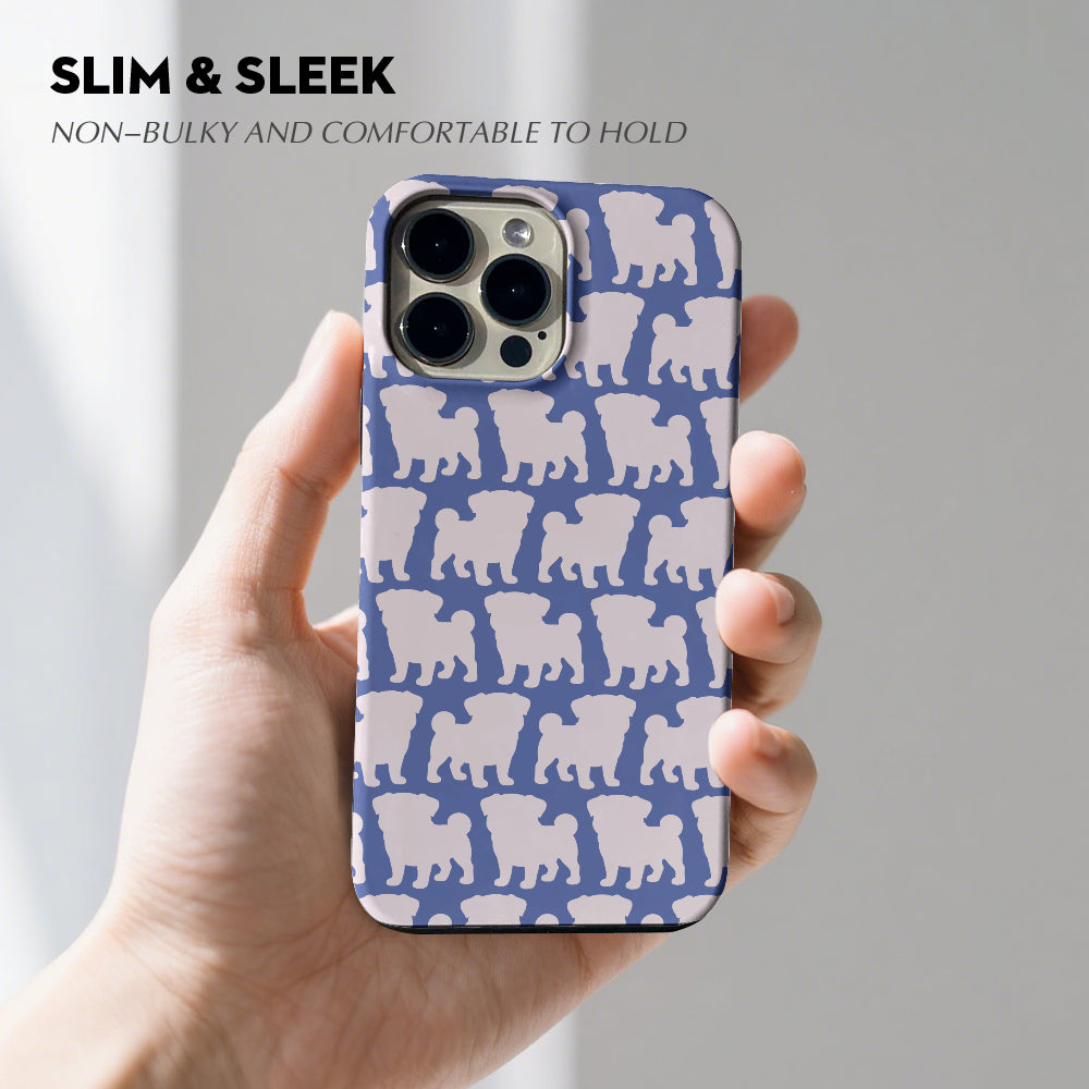 Milo - Dual-Layer Pug  Phone Case