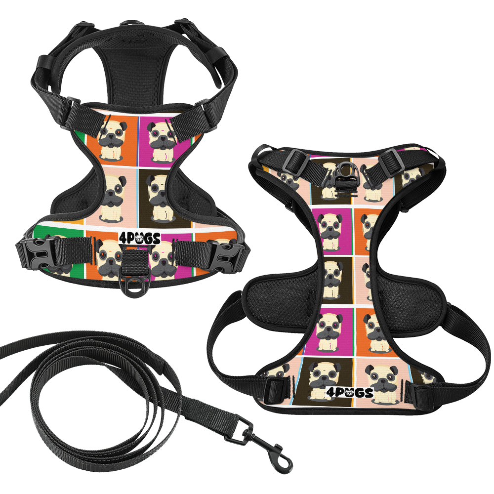 Max - Pug Dog Harness