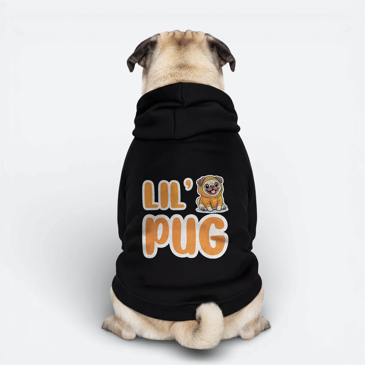Angel - Pug Cotton Hoodie