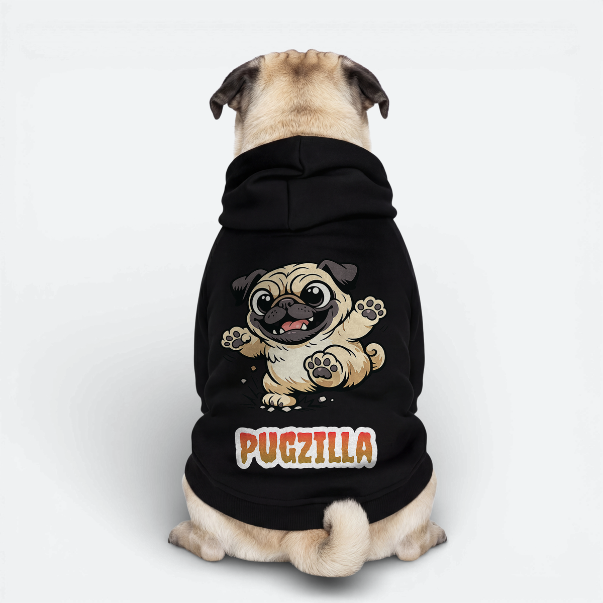 Eclipse - Pug Cotton Hoodie