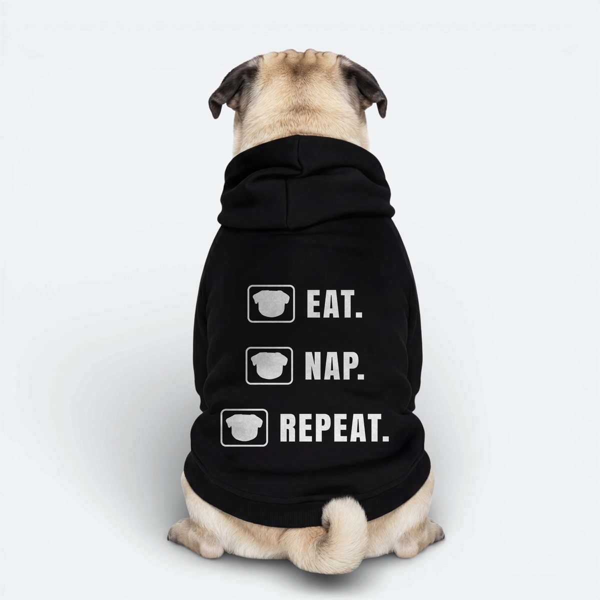 Layla - Pug Cotton Hoodie