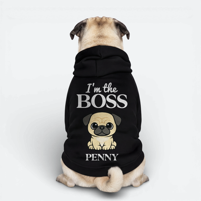 Tilly - Personalized Pug Cotton Hoodie
