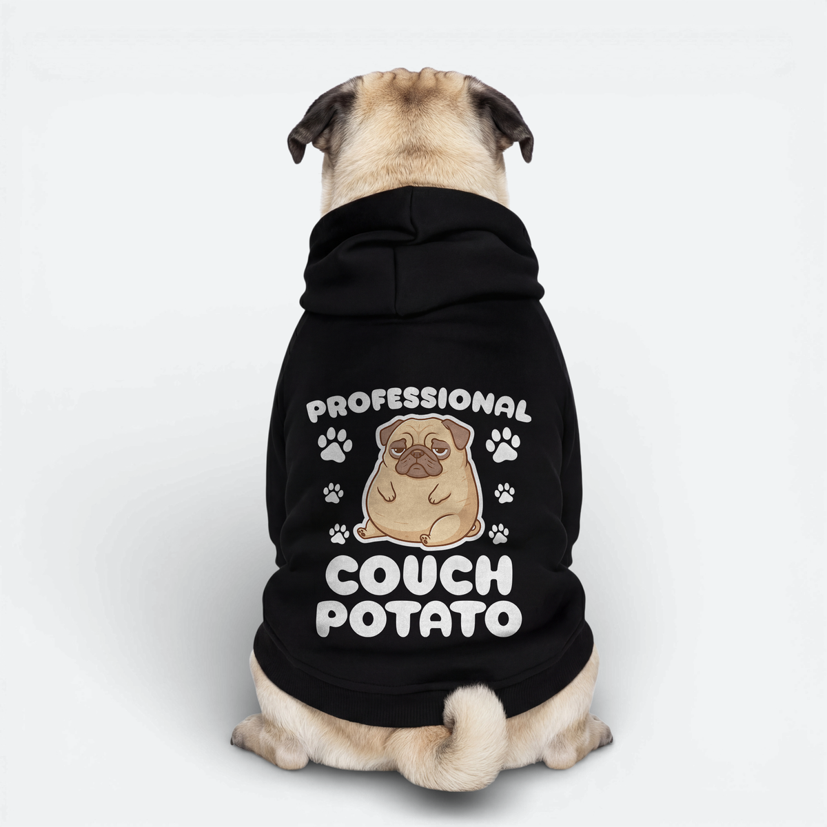 Blake - Pug Cotton Hoodie