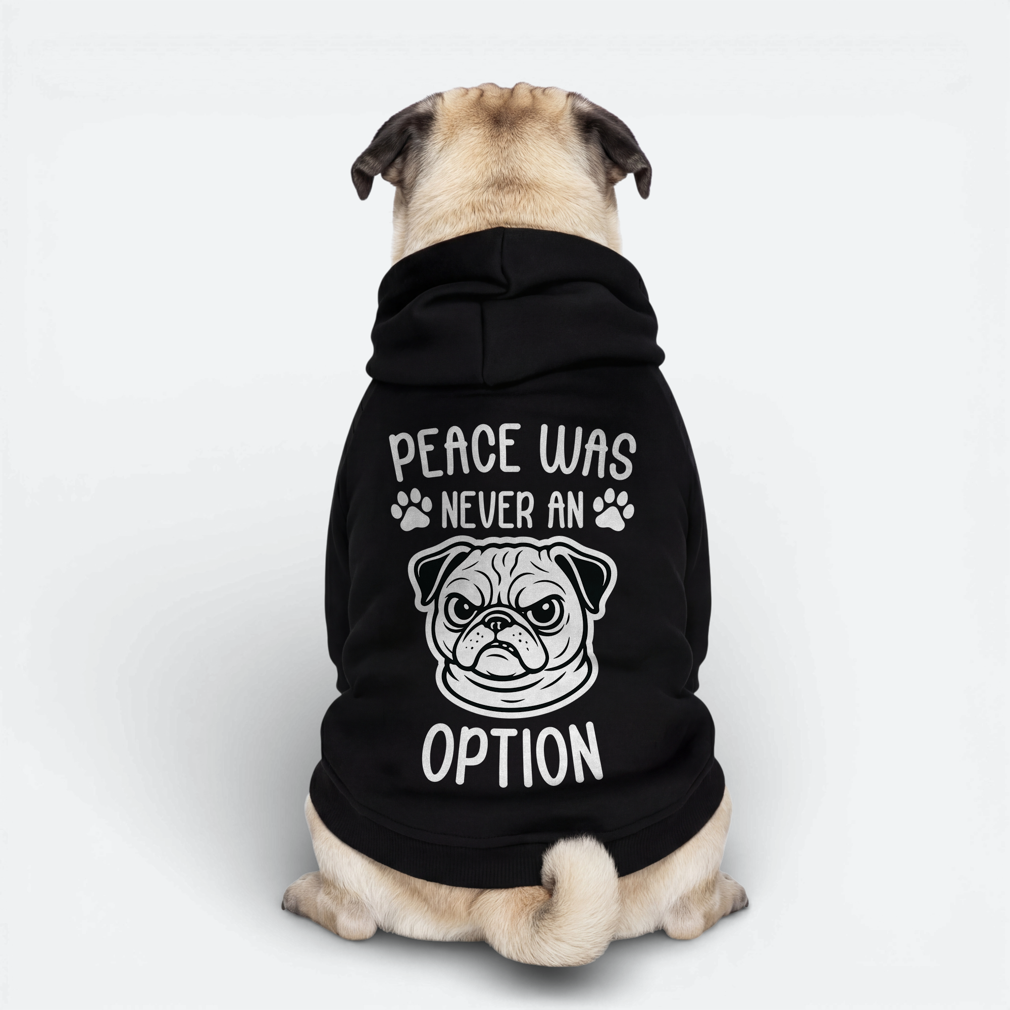Cinder - Pug Cotton Hoodie