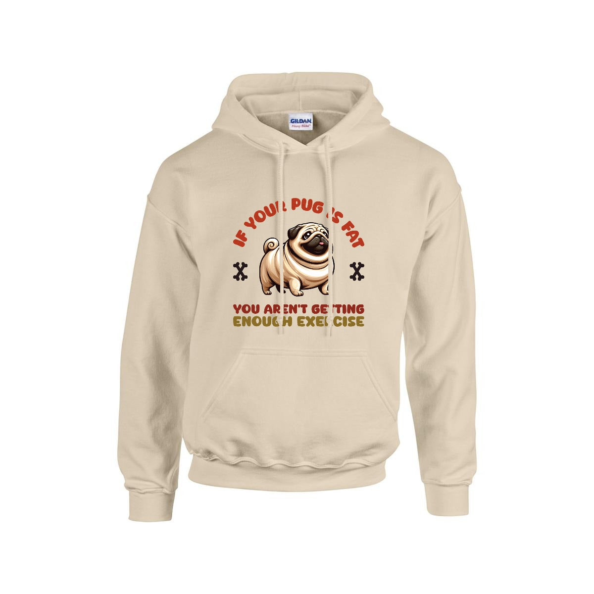 Oliver  - Pug Lover Hoodie – Essential Unisex Cotton Sweatshirt