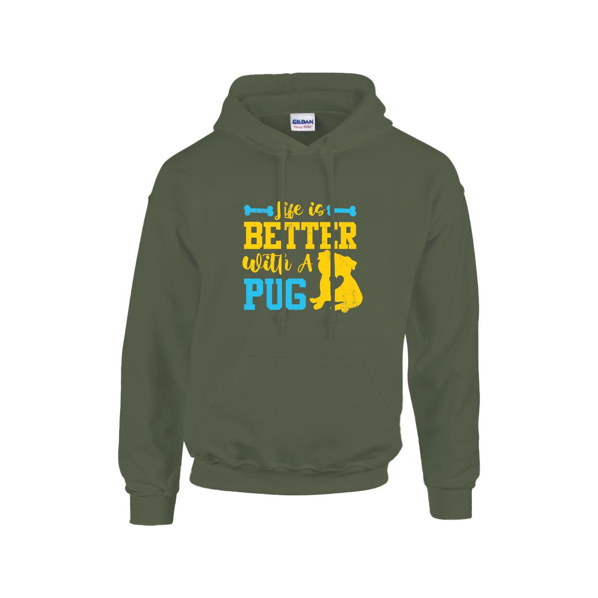 Loki  - Pug Lover Hoodie – Essential Unisex Cotton Sweatshirt