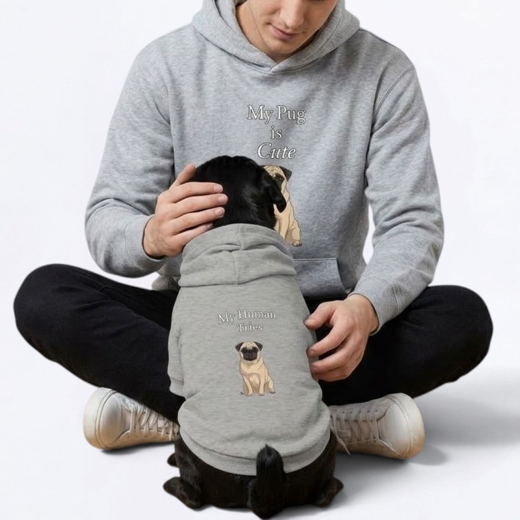 Zara - Cotton Dog Hoodie | Matching Pet Hoodie for Dog & Owner Set