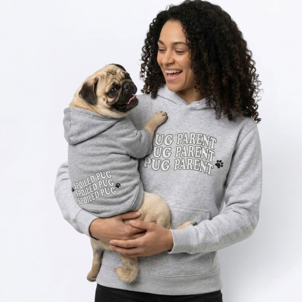 Ace - Cotton Dog Hoodie | Matching Pet Hoodie for Dog & Owner Set