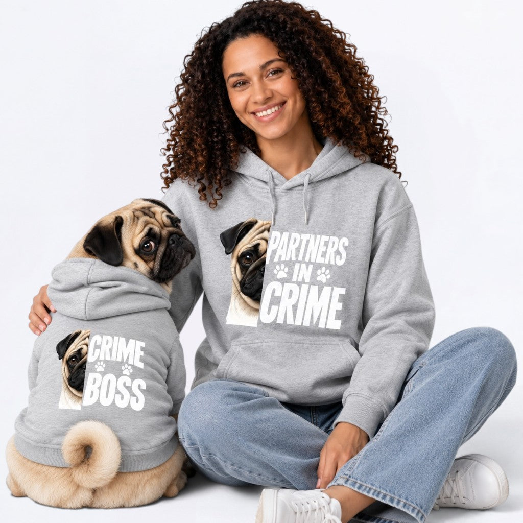 Pixie  - Cotton Dog Hoodie | Matching Pet Hoodie for Dog & Owner Set