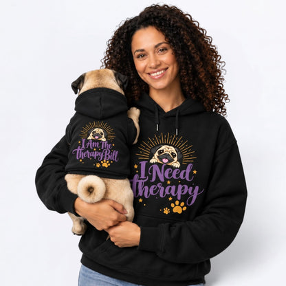 Olive  - Cotton Dog Hoodie | Matching Pet Hoodie for Dog & Owner Set