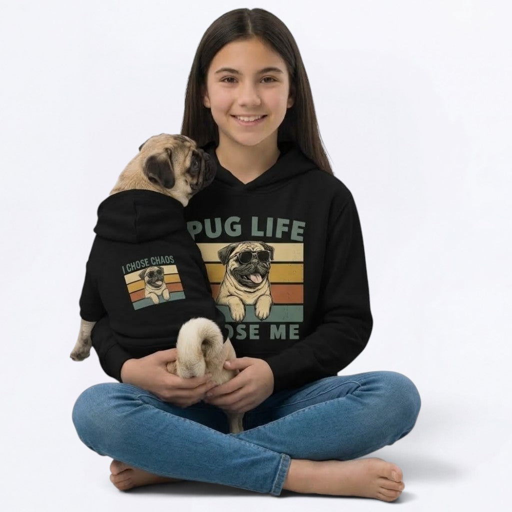 Loki - Cotton Dog Hoodie | Matching Pet Sweatshirt for Dog & Owner Set