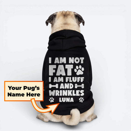 Izzy - Personalized Pug Cotton Hoodie