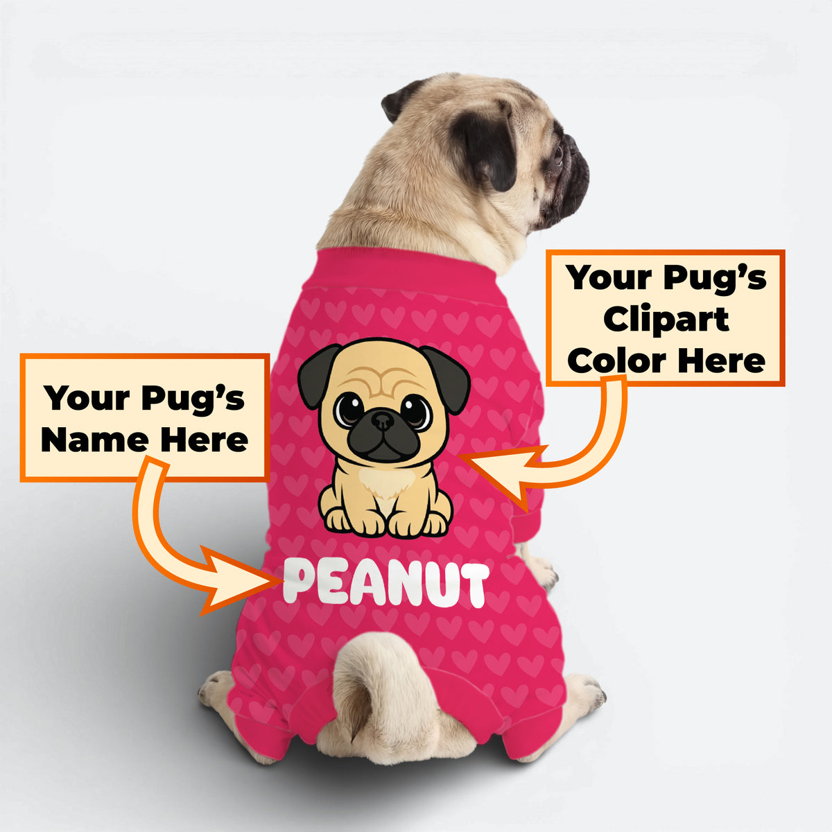 Cheerio - Personalized Pug Pajamas