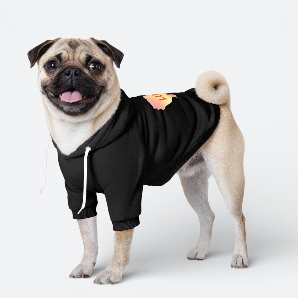 Zoe - Personalized Pug Cotton Hoodie