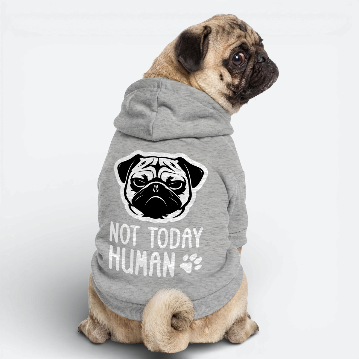 Cricket - Pug Cotton Hoodie