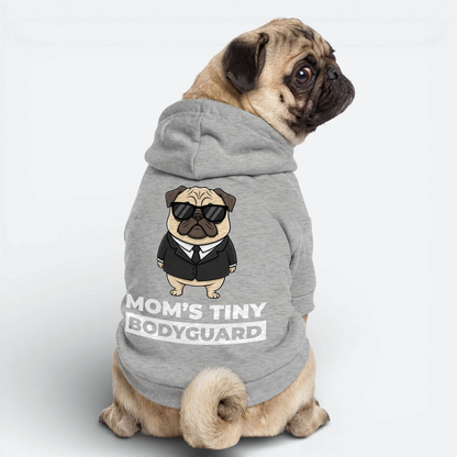 Charcoal - Pug Cotton Hoodie