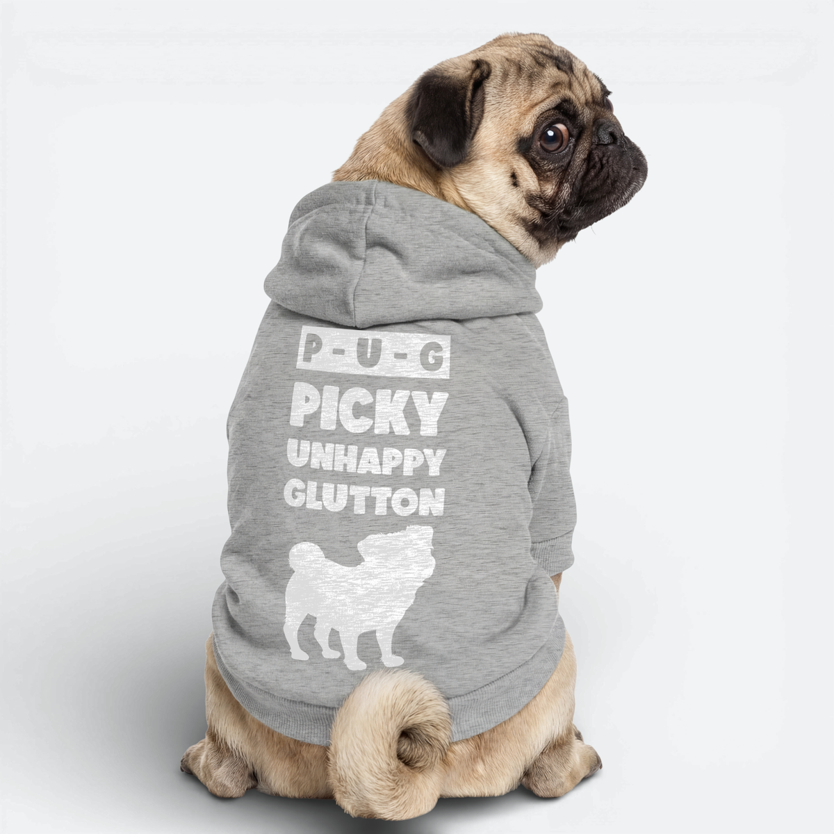 Noodle - Pug Cotton Hoodie