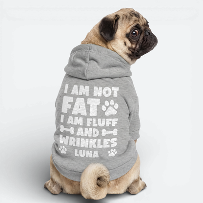 Izzy - Personalized Pug Cotton Hoodie