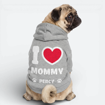 Rowan - Personalized Pug Cotton Hoodie