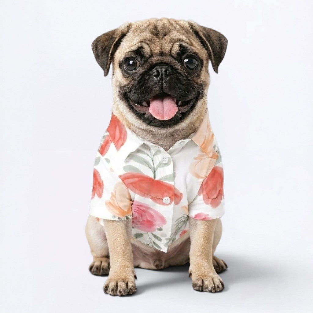 Sophie - Pug Hawaiian Shirt