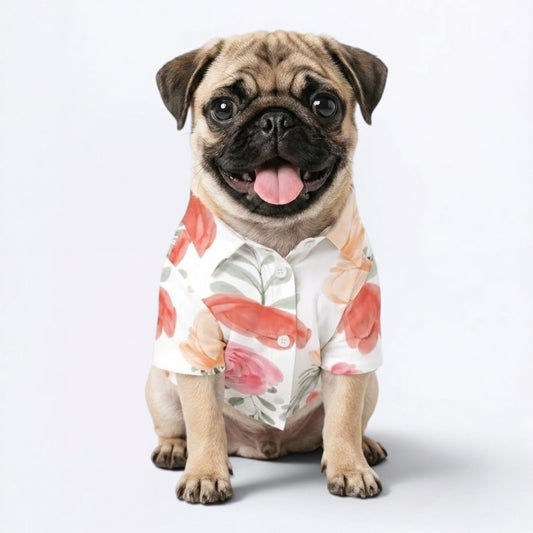 Sophie - Pug Hawaiian Shirt