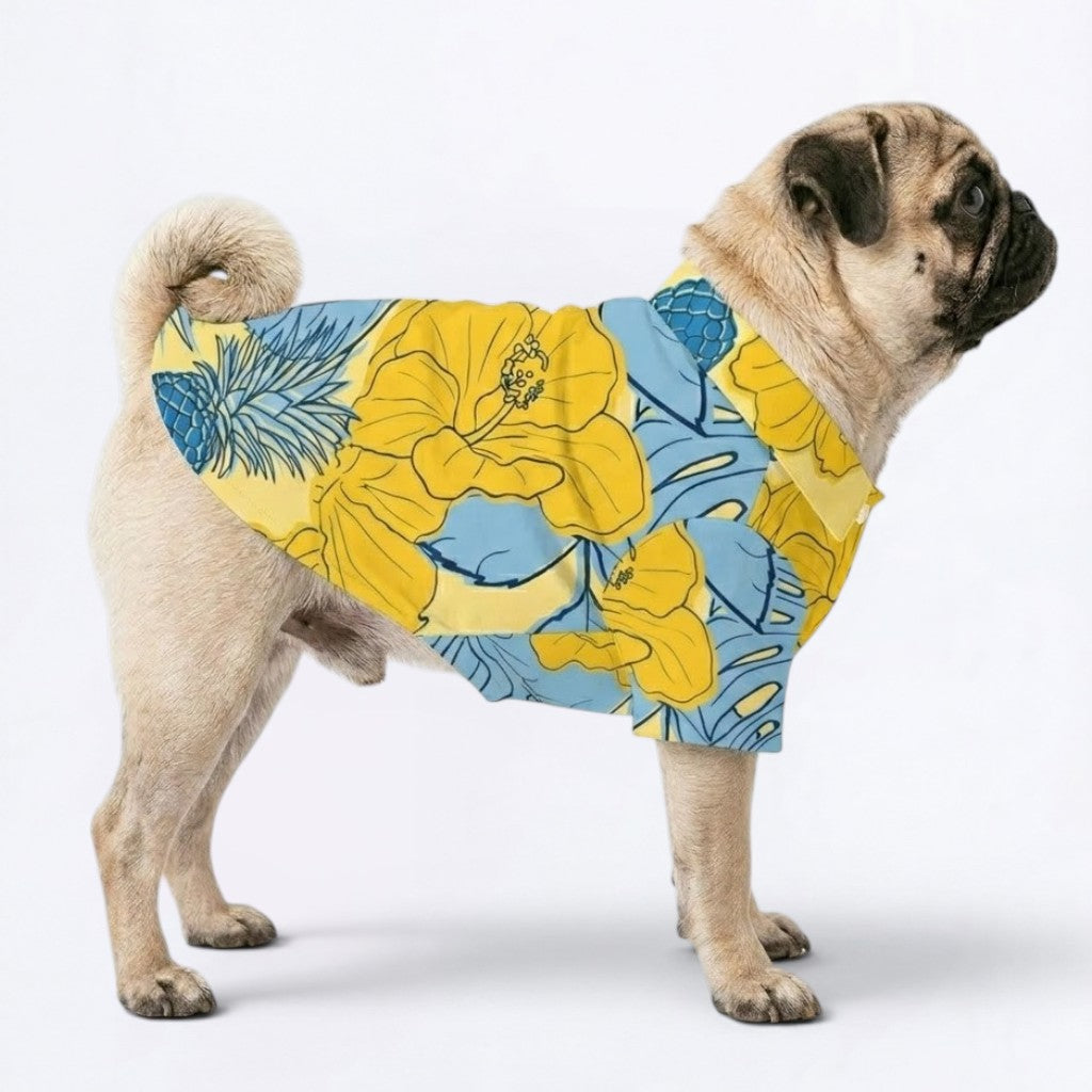 Teddy - Pug Hawaiian Shirt