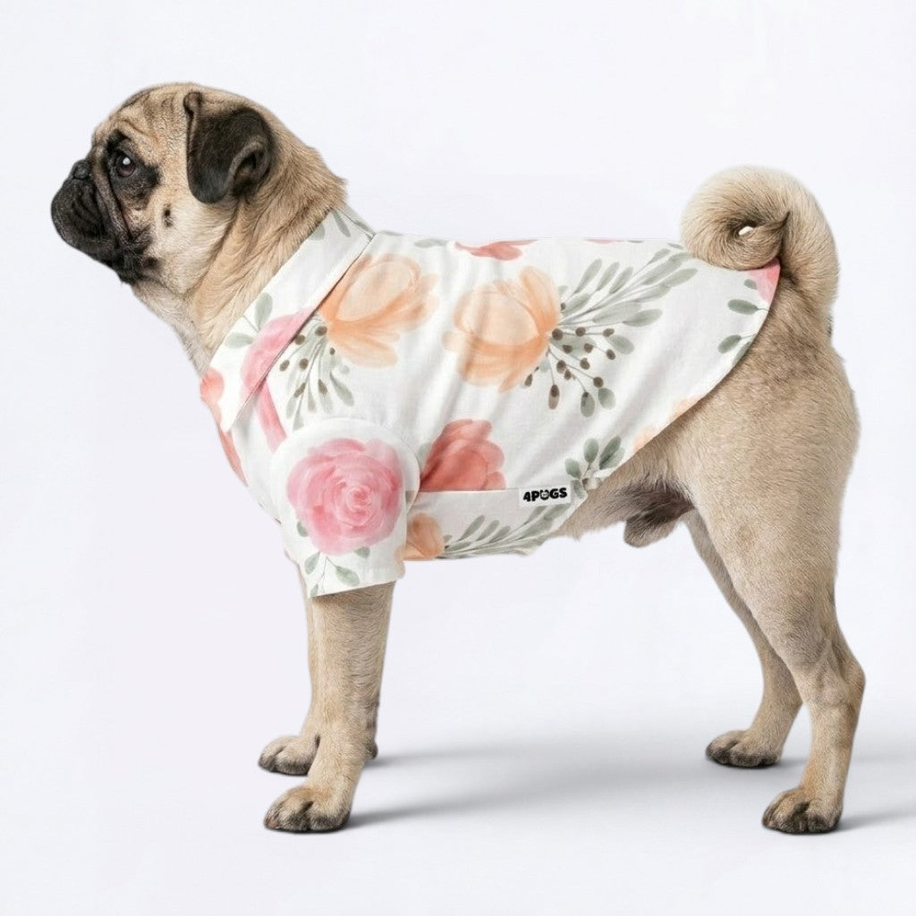 Sophie - Pug Hawaiian Shirt