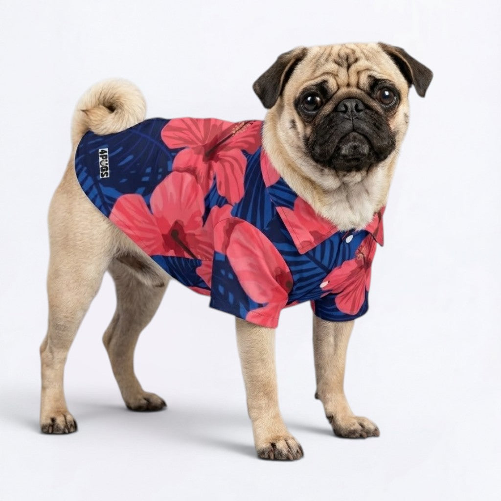 Millie - Pug Hawaiian Shirt